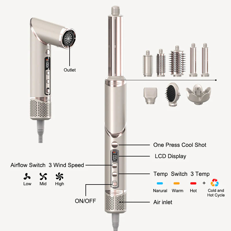 8 in 1 Multi Salon Styler